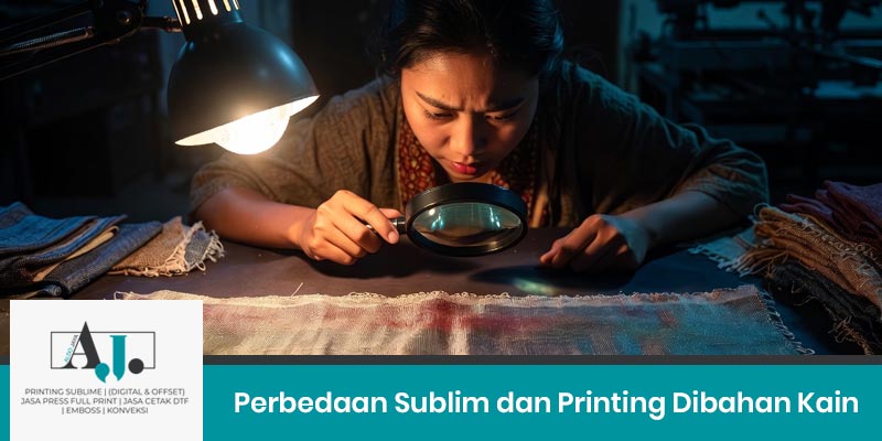 Perbedaan Antara Sublimasi dan Printing di Bahan Kain