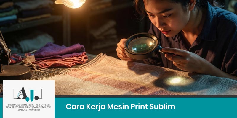 Cara Kerja Mesin Print Sublim: Panduan Lengkap dari Cetak, Press, hingga Hasil Akhir Berkualitas