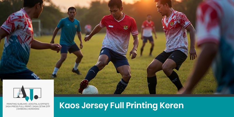 Kaos Jersey Full Printing Keren