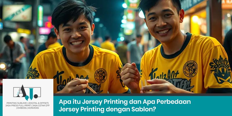 Apa itu Jersey Printing dan Apa Perbedaan Jersey Printing dengan Sablon 
