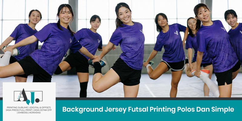 Background Jersey Futsal Printing Polos Dan Simple