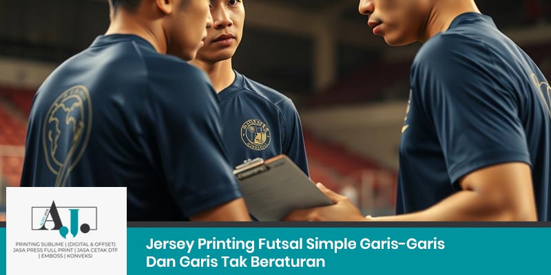 Jersey Printing Futsal Simple Garis-Garis Dan Garis Tak Beraturan