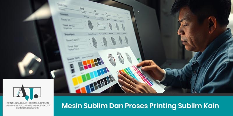 Mesin Sublim Dan Proses Printing Sublim Kain